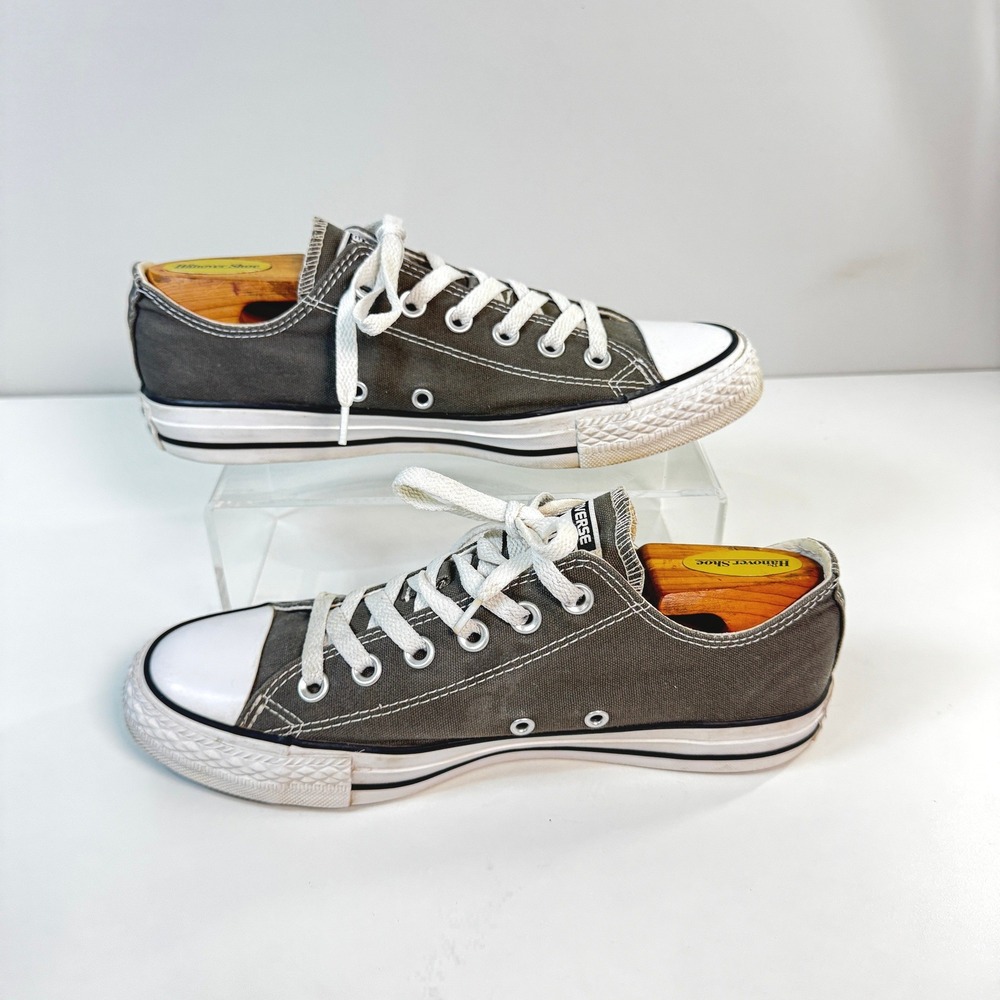 Converse Chuck Taylor All Star Low Top Charcoal Gray Sneakers Mens 6 Womens 8